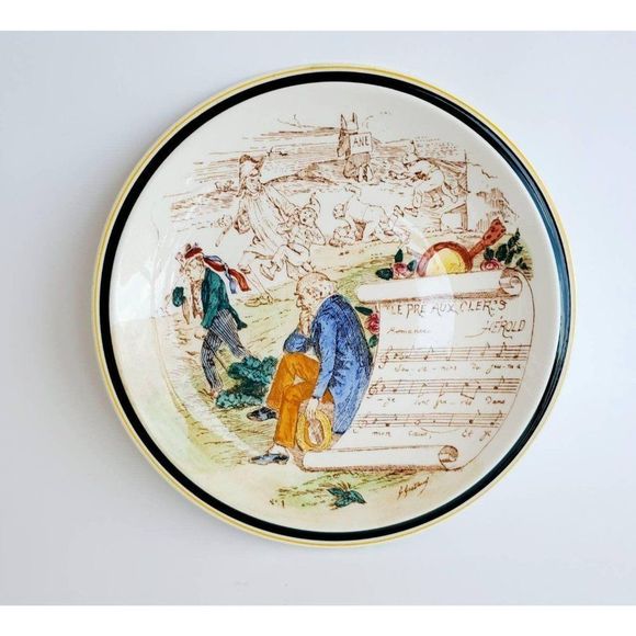 2 Vernon Kilns Plates, Le Pre Aux Clercs Vernon - Picture 1 of 10